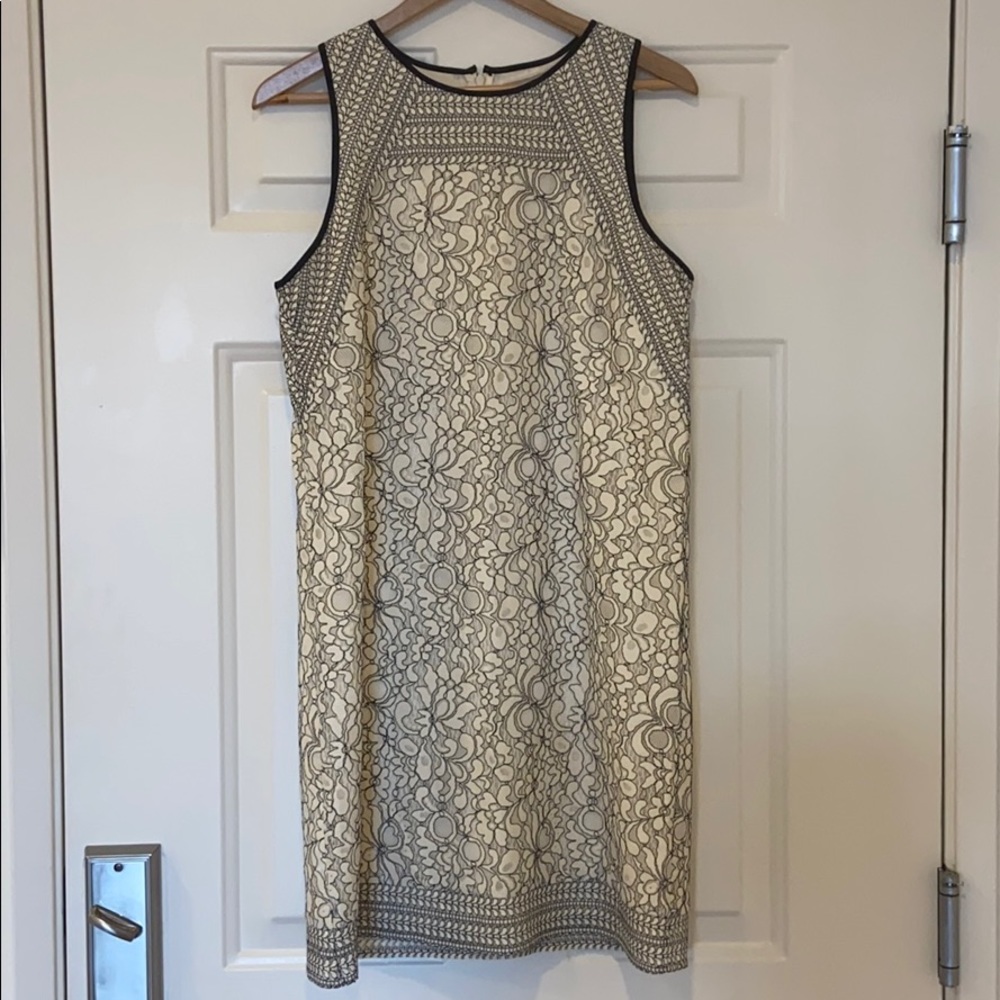 Loft lace shift dress